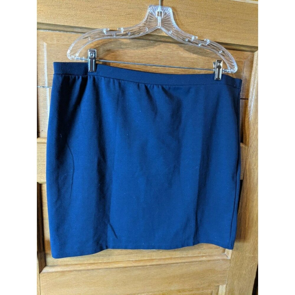 Gap Knit Skirt XL Navy Blue Athletic Womens
